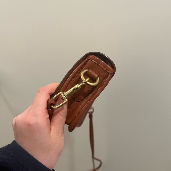 Vintage coach brown leather crossbody - Picture 6 of 8